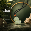 Natural Jade Horse Pendant Necklace – Black String Adjustable Lucky Zodiac Jewelry | Yuora