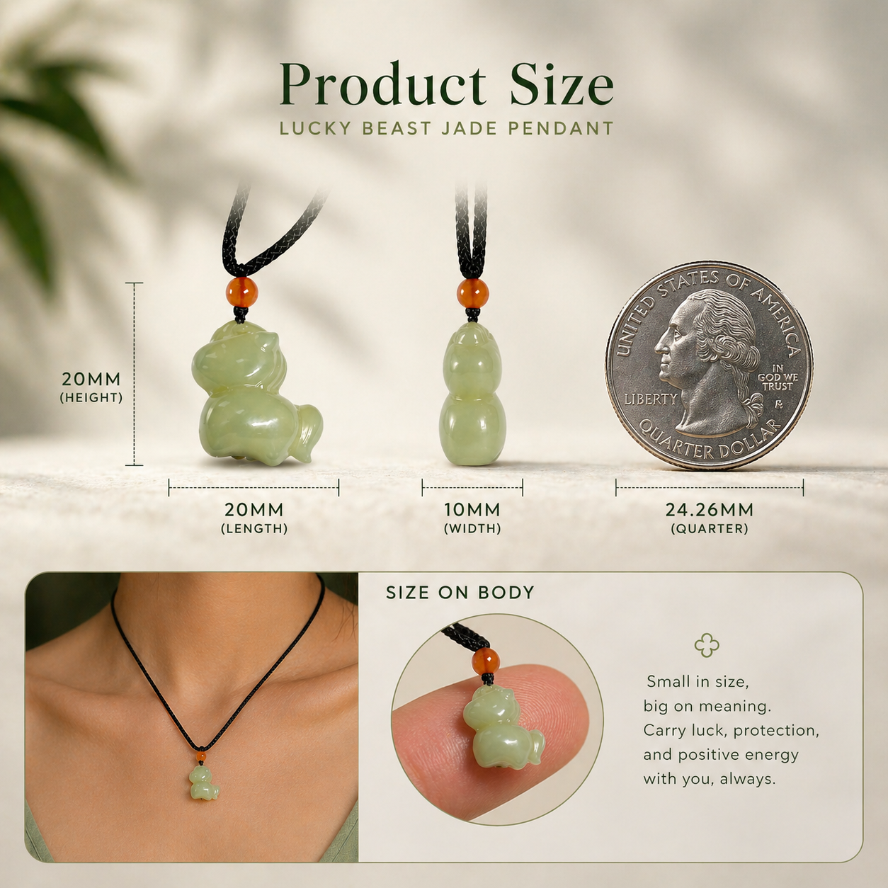 Natural Hetian Nephrite Jade Horse Pendant Necklace – Black String Adjustable Lucky Zodiac Jewelry | Yuora